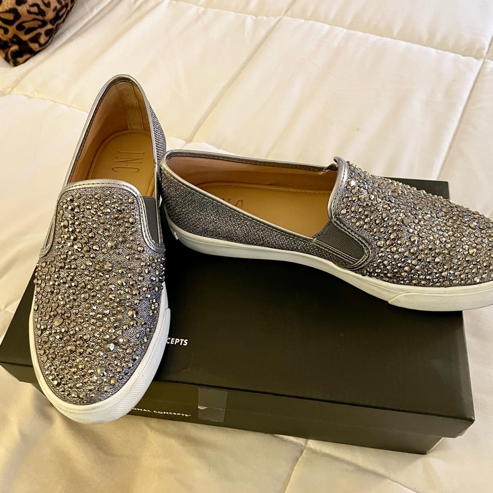 INC International Concepts Embellished slip on Sneakers